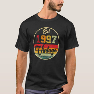 25 Jahre Vintag 1997 25. T-Shirt