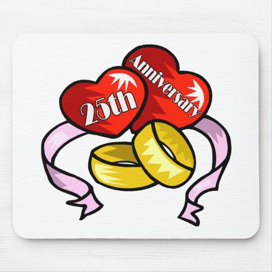 25. Jahrestag 1wpng Mousepad (Vorne)