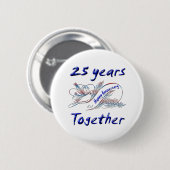 25. Jahrestag Button (Vorne & Hinten)