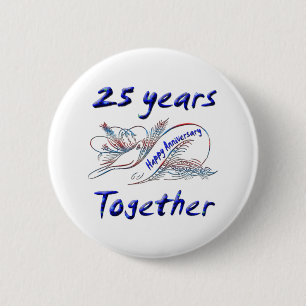 25. Jahrestag Button
