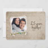 25. Jahrestag der Hochzeit Einladung (Vorderseite)