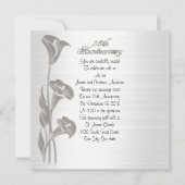 25. Jahrestag der Hochzeit Gelöbnisverlängerung Einladung (Vorderseite)