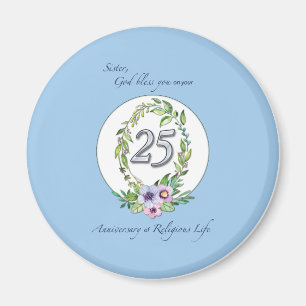 25. Jahrestag der Katholischen Nun Wreath und Silv Magnet