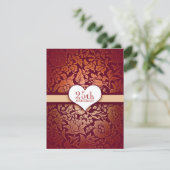 25. Jahrestag Einladung (Stehend Vorderseite)