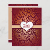 25. Jahrestag Einladung (Vorne/Hinten)