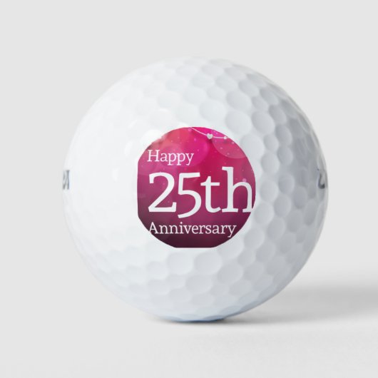 **25. JAHRESTAG** GOLFBALL (Vorderseite)