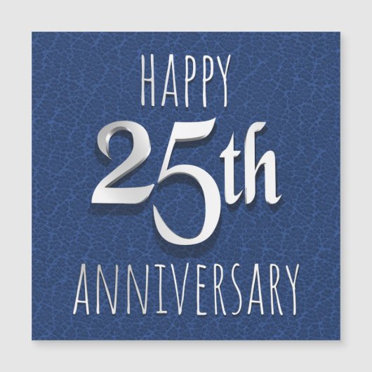 25. Jahrestag Magnetkarte (Vorderseite)