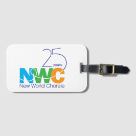 25. Jahrestag New World Chorale Gepäckmarke Gepäckanhänger