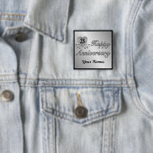 25. Jahrestag - Silber Button (Beispiel)