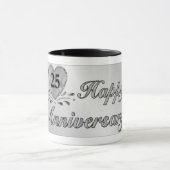 25. Jahrestag - Silber Tasse (Zentrum)