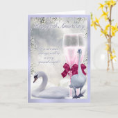 25. Jahrestag - Silberner Jahrestag Karte (Gelbe Blume)