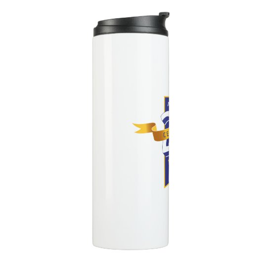 25. Jahrestag Thermosbecher (Nach links gedreht)