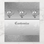 25. Jahrestag Weinetikett (Einzelnes Label)