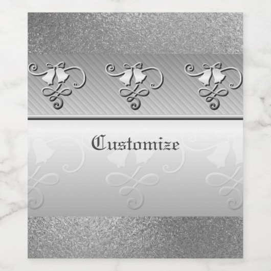 25. Jahrestag Weinetikett (Einzelnes Label)