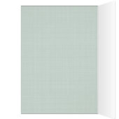 25-jährig Custom Cake Green Linen Card (Innen (Links))
