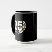 25-jähriger Silberhochzeiturm Tasse (Vorderseite Links)