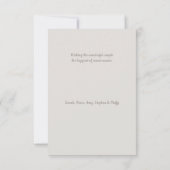 25-jähriges Dankeschön-Kartenspiel Karte (Rückseite)