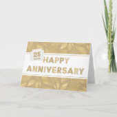 25-jähriges Jubiläum der Mitarbeiter - Neutral und Karte (Vorderseite)