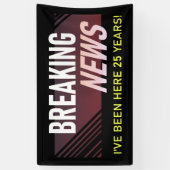 25-jähriges Jubiläum Mitarbeiteraufwertung Banner (Vertikal)