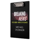 25-jähriges Jubiläum Mitarbeiteraufwertung Klemmbrett (Links)