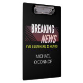 25-jähriges Jubiläum Mitarbeiteraufwertung Klemmbrett (Rechts)