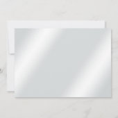 25-jähriges Pink Peony Einladung (Rückseite)