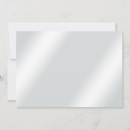 25-jähriges Pink Peony Einladung (Rückseite)