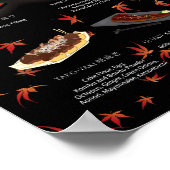 25 JAPANISCHE SNACKS, MAPLE, 16"X20" Poster (Ecke)