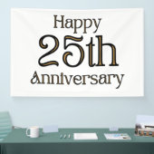 25. Jubiläum 4x6 Vinyl Banner (Messe)