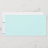 25. Jubiläum Beach Boarding Pass Save the Date (Rückseite)