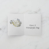 25. Jubiläum bearbeitbare Silver Rose Karte (Innenseite)