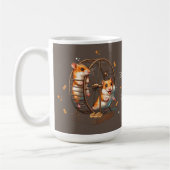 25. Jubiläum Hamster Driving einander Nüsse Kaffeetasse (Links)