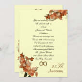 25. Jubiläum Hochzeit Neueröffnung Einladung (Vorne/Hinten)