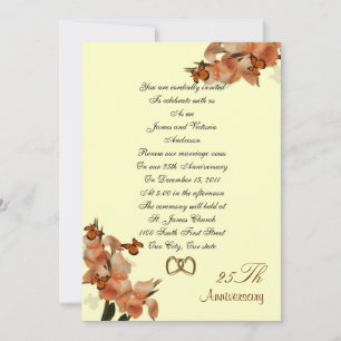 25. Jubiläum Hochzeit Neueröffnung Einladung