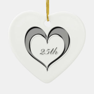 25. Jubiläum Keramikornament