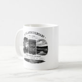 25. Jubiläum/ NIE VERGESSEN  Kaffeetasse (Vorderseite Links)