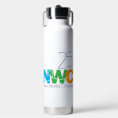 25. Jubiläum NWC Wasserflasche mit Stroh Trinkflasche (Vorderseite)