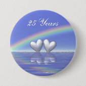25. Jubiläum Silberherzen Button (Vorderseite)