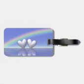 25. Jubiläum Silberherzen Gepäckanhänger (Rückseite horizontal)