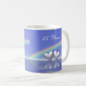 25. Jubiläum Silberherzen Kaffeetasse (VorderseiteRechts)