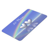 25. Jubiläum Silberherzen Magnet (Linke Seite)