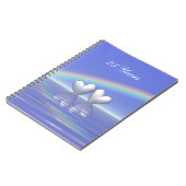 25. Jubiläum Silberherzen Notizblock (Linke Seite)