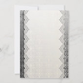 25. Jubiläum Silver Invitation Einladung (Rückseite)