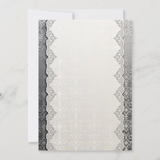 25. Jubiläum Silver Invitation Einladung (Rückseite)