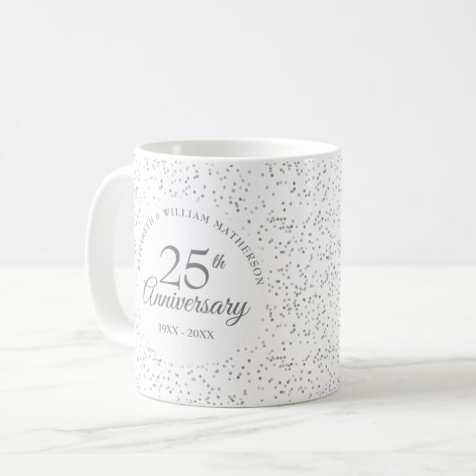 25. Jubiläum Silver Stardust Kaffeetasse (Vorderseite Links)