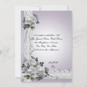 25. Jubiläum versprechen Verlängerung der weißen R Einladung (Rückseite)