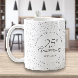 25. Jubiläums-Silber-Stardust Kaffeetasse