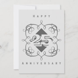 25. Jubiläumsgrusskarte Karte