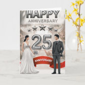 25. Jubiläumskarte Karte (Gelbe Blume)