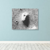 25. Juli 1976 Viking Orbiter 1 Bild (35a72) Leinwanddruck (Insitu (Holzboden))